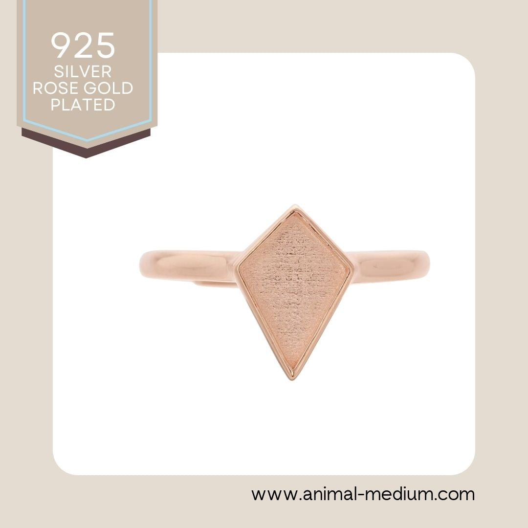 Kite minimalistic pet memorial ring