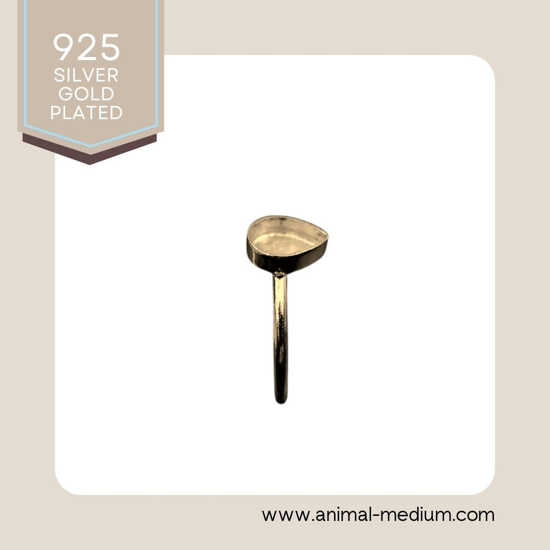 Pear pet memorial ring
