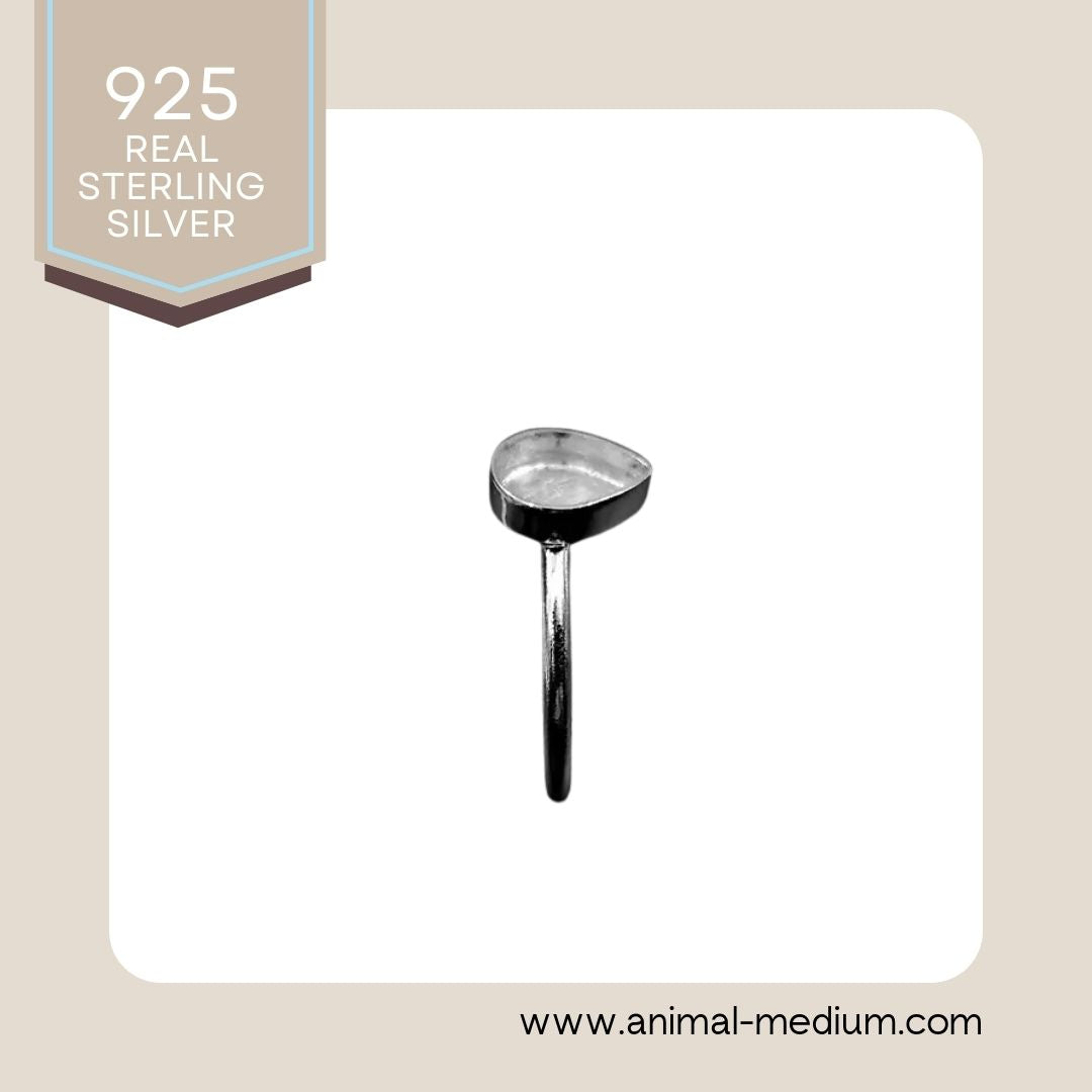 Pear pet memorial ring